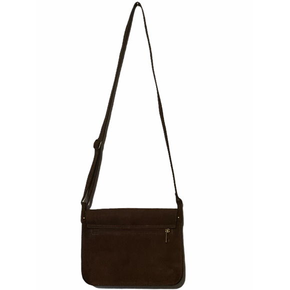 Renata Corsi – Suede Shoulder Bag FANGO - Picture 1 of 6
